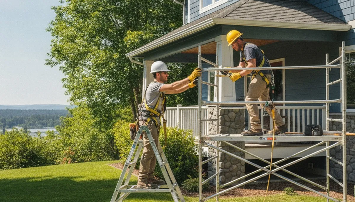 Professional plumber providing repair service in Redmond, WA for a local plumbing business