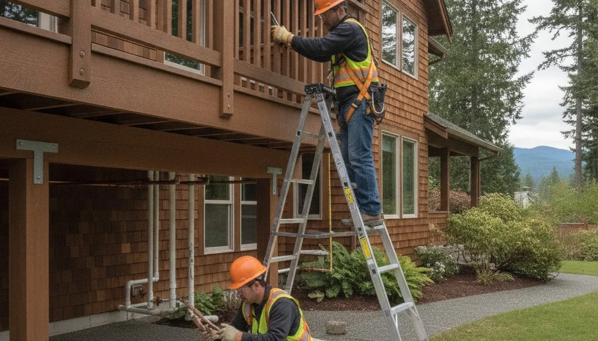 Plumber repairing a pipe in Redmond, WA for reliable plumbing repair services