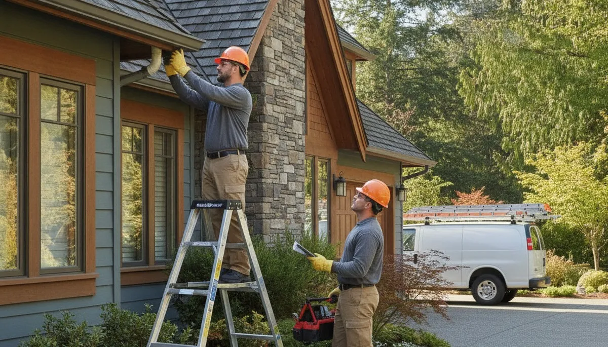 Plumber repairing a leak in Redmond, WA for residential plumbing service