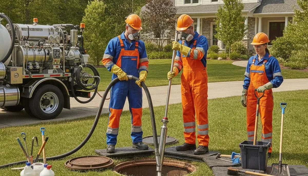 Septic tank cleaning service for Redmond, WA homes by On Call Plumbers
