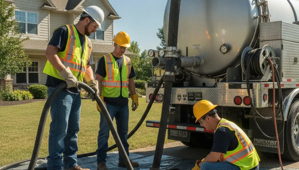 Septic tank cleaning service in Redmond, WA for residential plumbing maintenance