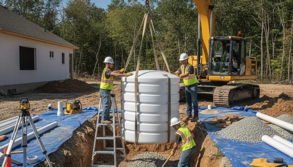 Septic tank installation for Redmond, WA homes by professional plumbers