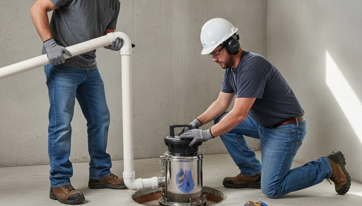 Sump pump installation service for Redmond, WA homes by On Call Plumbers