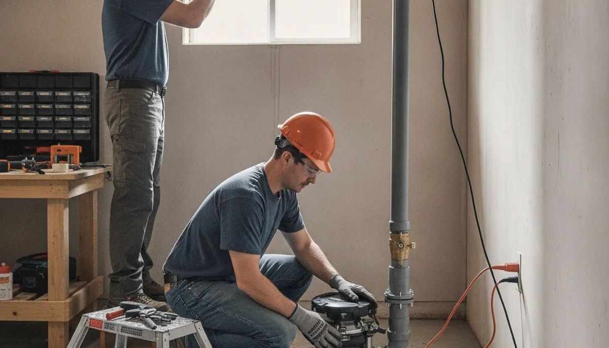 Sump pump installation for Redmond, WA homes by On Call Plumbers