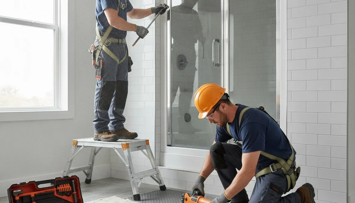 Walk-in tub installation for Redmond, WA home by professional plumbers